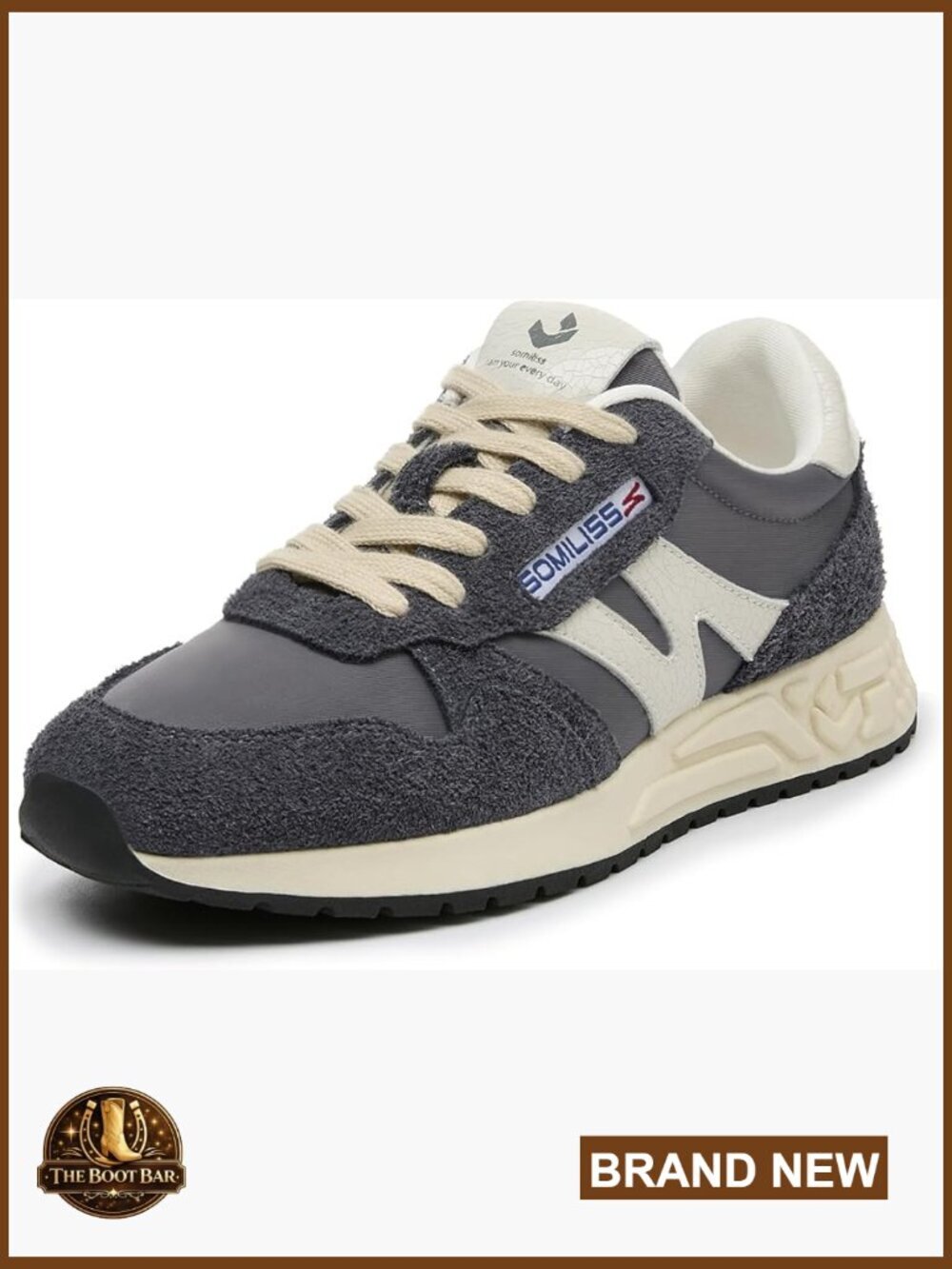 Women's Lace Up Suede Retro Sneakers - Comfortable Walking Shoes